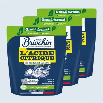 Acheter Lot de 3 Acide Citrique 900g