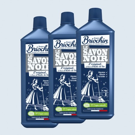 Acheter Lot de 3 Savon noir liquide 1L