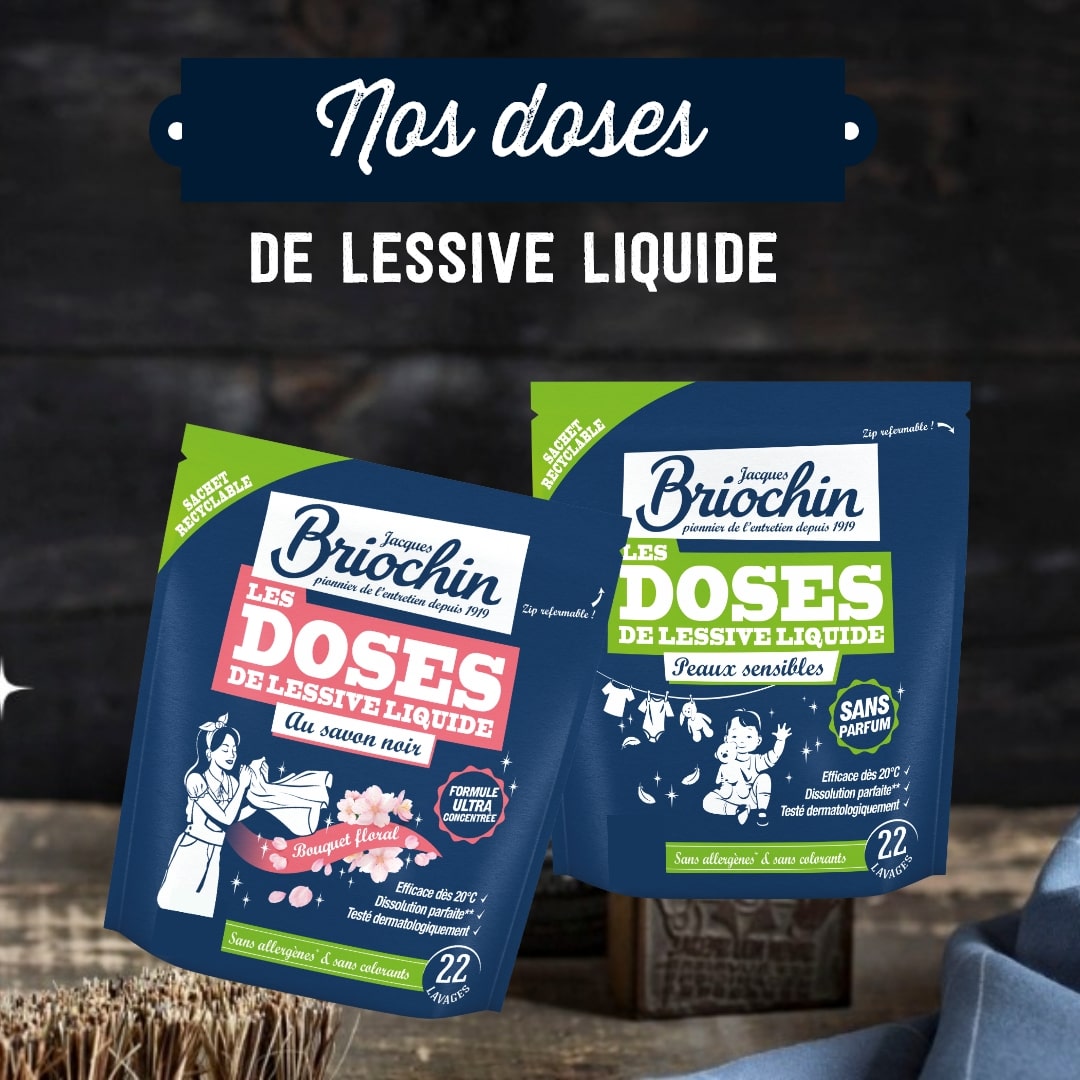 Lessive : Briochin lance des poudres labellisées Ecocert fabriquées en  France - Leader Réunion